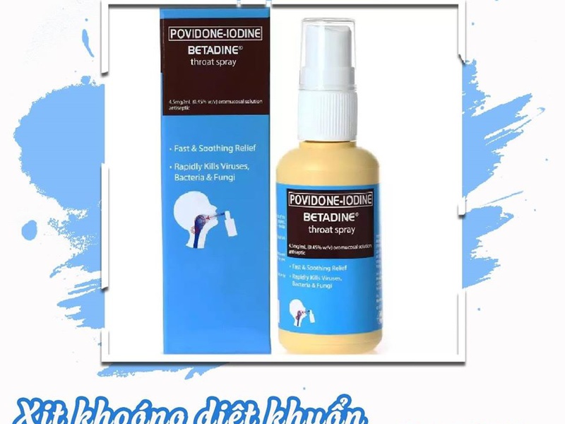 BẢO VỆ SỨC KHỎE MÙA DỊCH COVID-19 BẰNG THUỐC XỊT KHÁNG KHUẨN BETADINE THROAT SPRAY